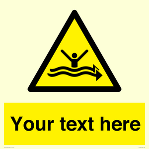 Custom Warning strong currents